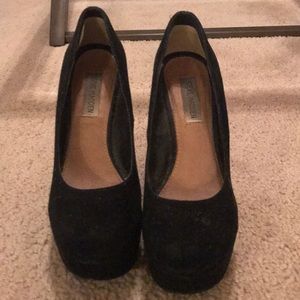 Steve Madden Velvet Pammy Wedge Pumps